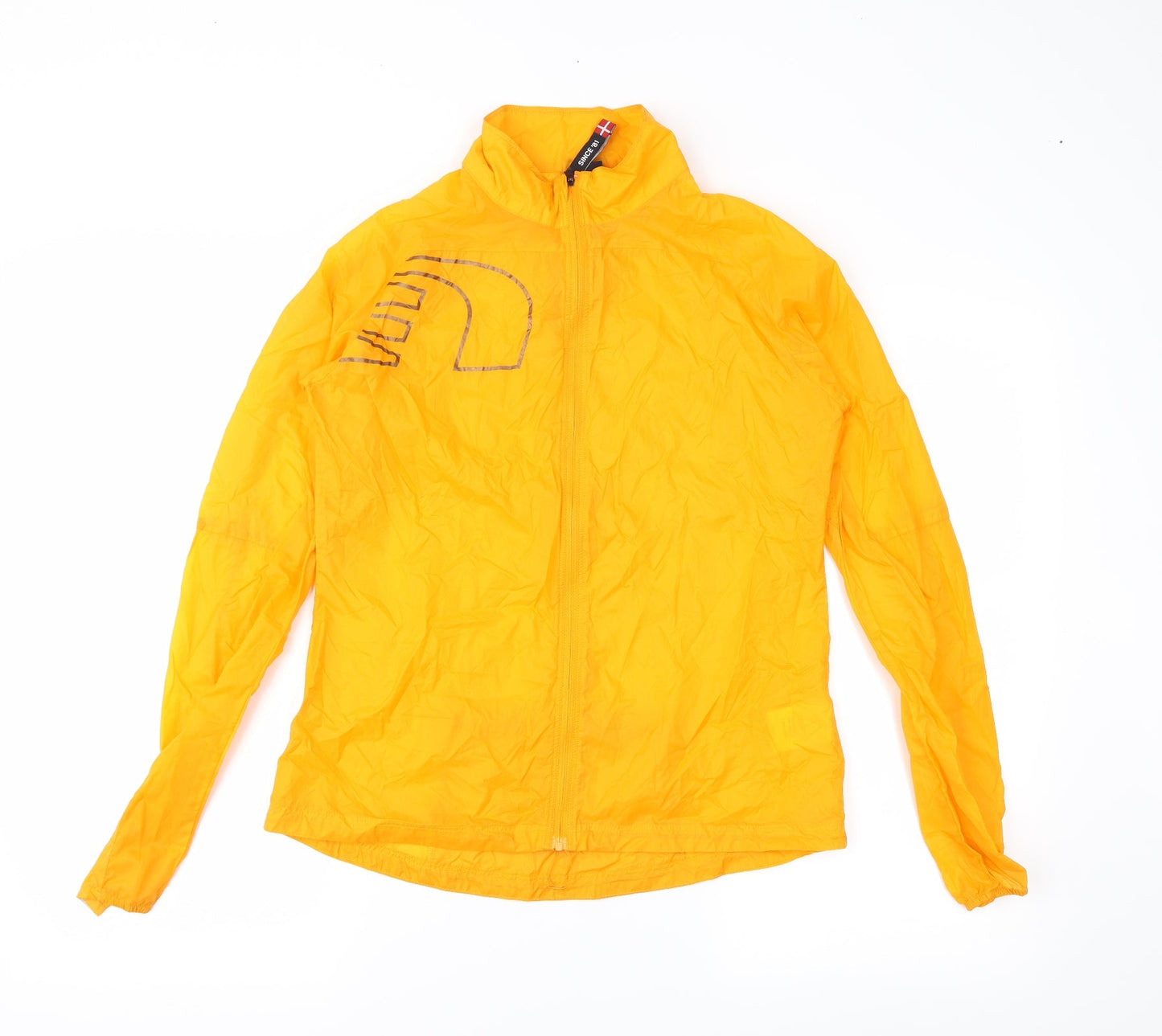 Mens UK Size S newline Orange Rain Coat