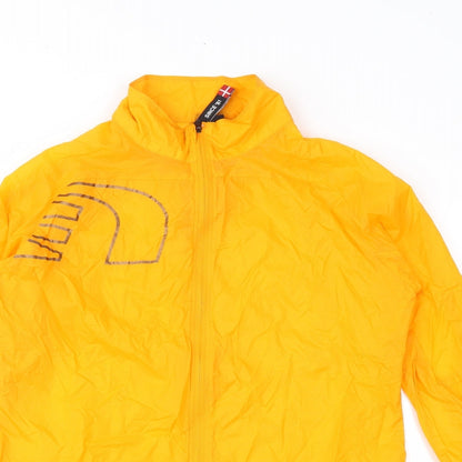 Mens UK Size S newline Orange Rain Coat