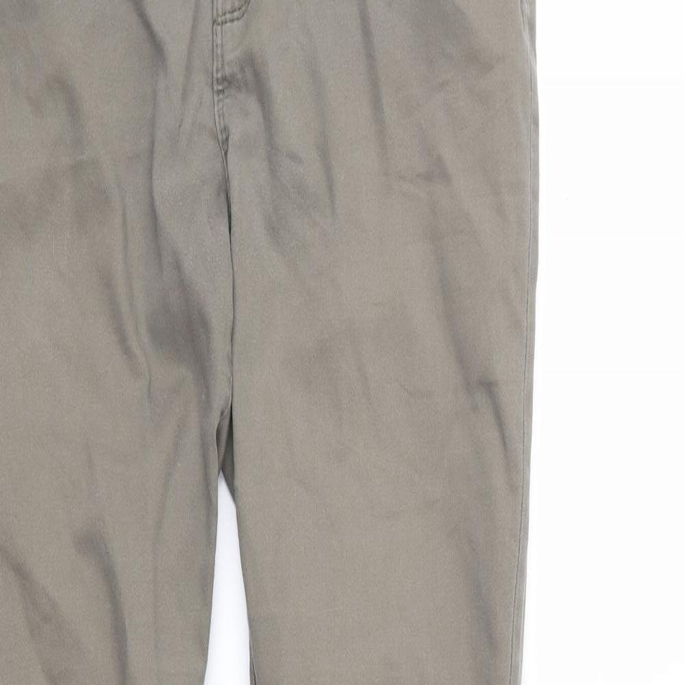 Womens UK Size 10 DenimCo Regular Fit Skinny Brown Jeans