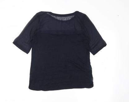 Womens UK Size 10 NEXT Blue Basic Blouse