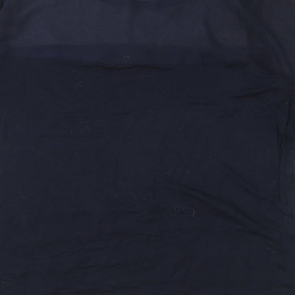 Womens UK Size 10 NEXT Blue Basic Blouse