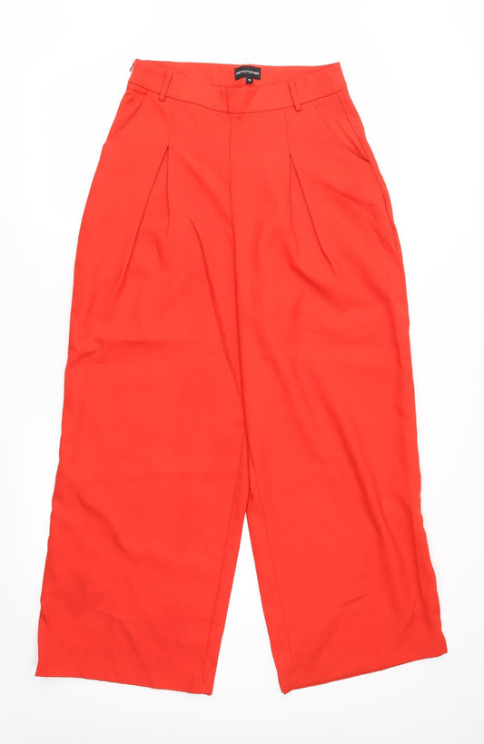 pretty little Thing Womens Red   Trousers  Size 10 L28 in