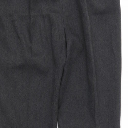 Berkertex Womens Grey   Trousers  Size 12 L23 in - Elastic Waist