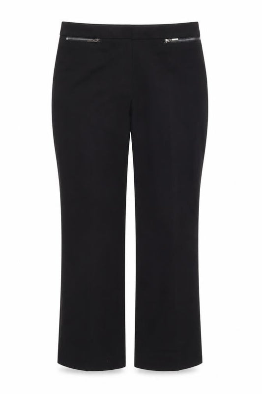 Womens UK Size 10 M&S Regular Fit  Black Trousers