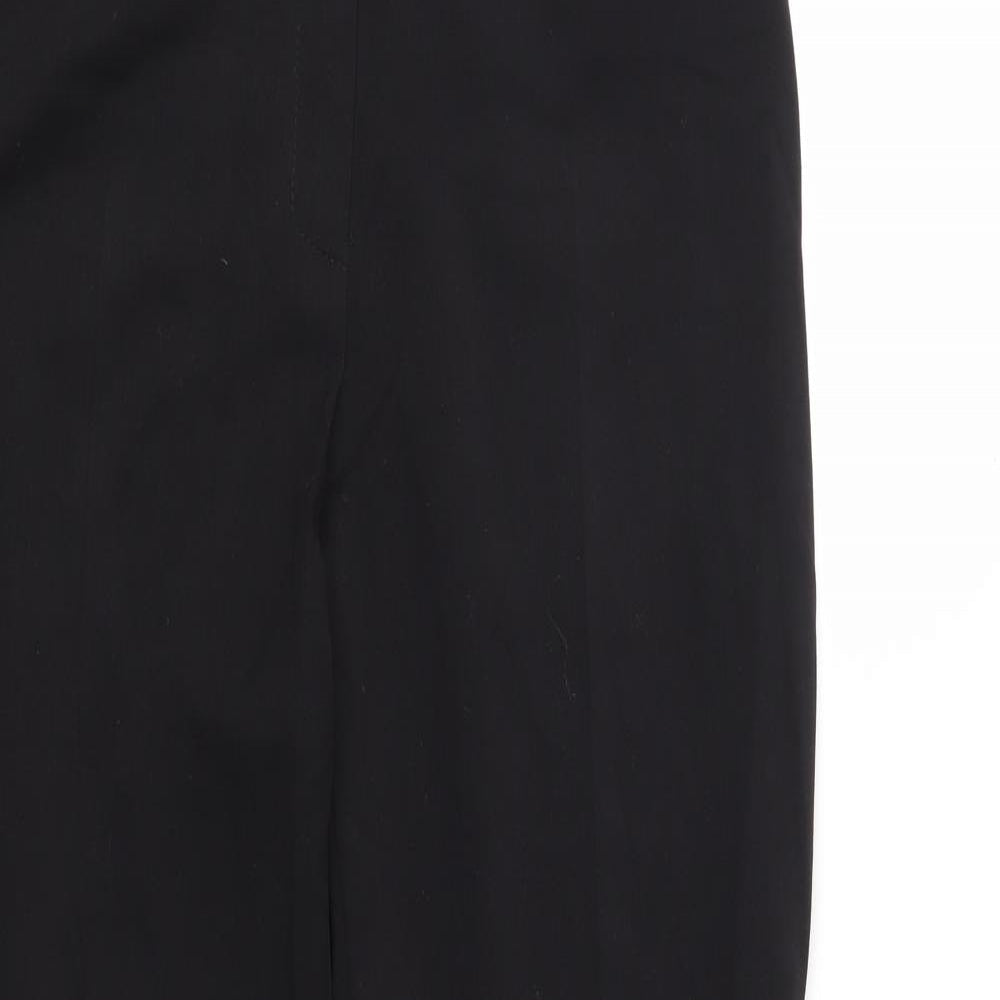 M&S Womens Black   Trousers  Size 10 L27 in