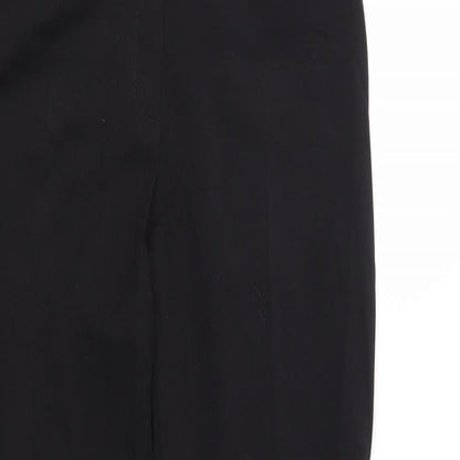 M&S Womens Black   Trousers  Size 10 L27 in
