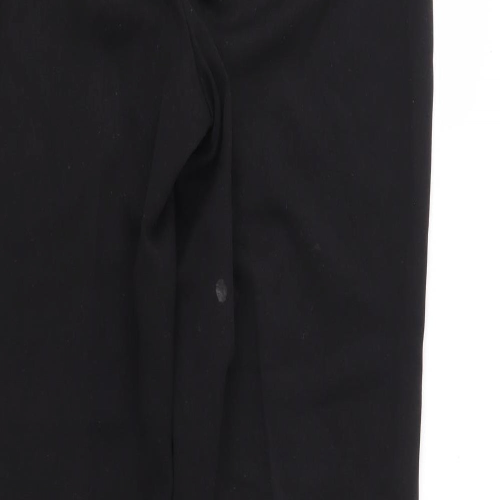 M&S Womens Black   Trousers  Size 10 L27 in
