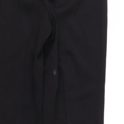 M&S Womens Black   Trousers  Size 10 L27 in