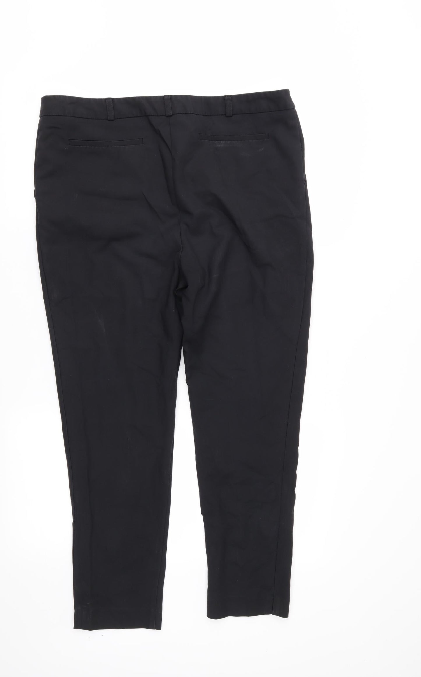 F&F Womens Black   Trousers  Size 14 L25 in