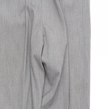 Jane Norman Womens Grey   Trousers  Size 10 L24.5 in