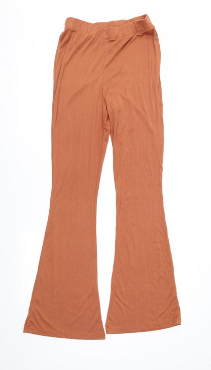 Topshop Womens Brown   Sweatpants Trousers Size 10 L32 in