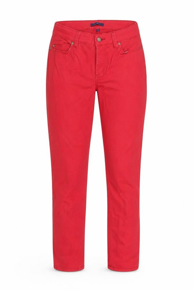 Womens UK Size 6 NYJD Regular Fit Skinny Red Jeans
