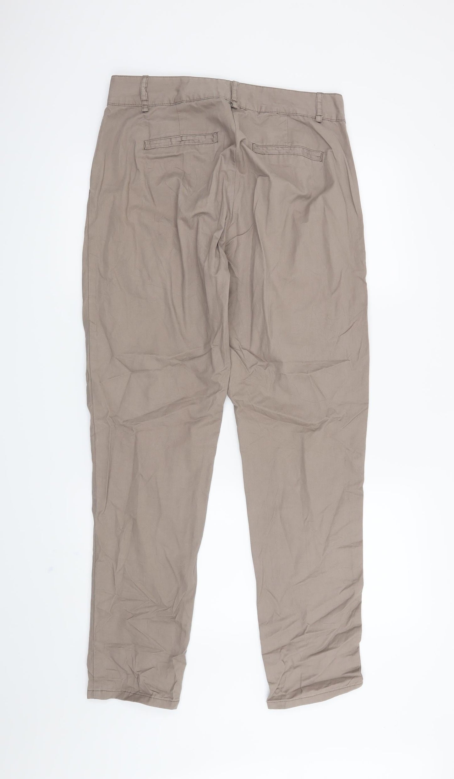 Hallhuber Womens Beige   Chino Trousers Size 10 L29 in