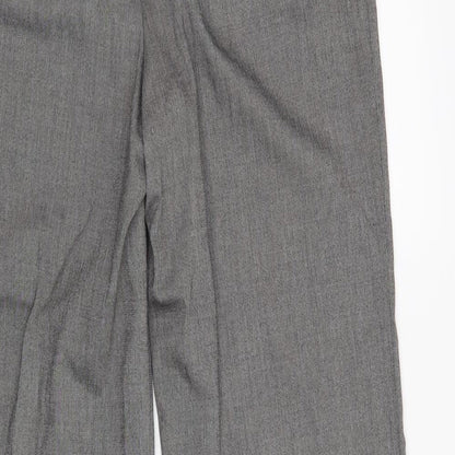 New Look Womens Grey   Trousers  Size 12 L29 in