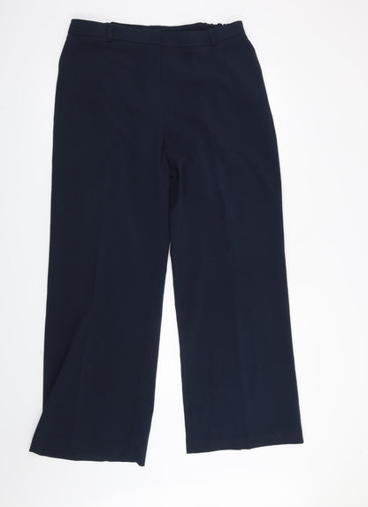 Womens UK Size 16 Special Collection Regular Fit  Blue Trousers