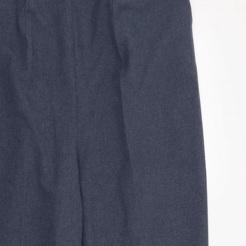 Womens UK Size 20 Bon Marché Regular Fit  Blue Trousers