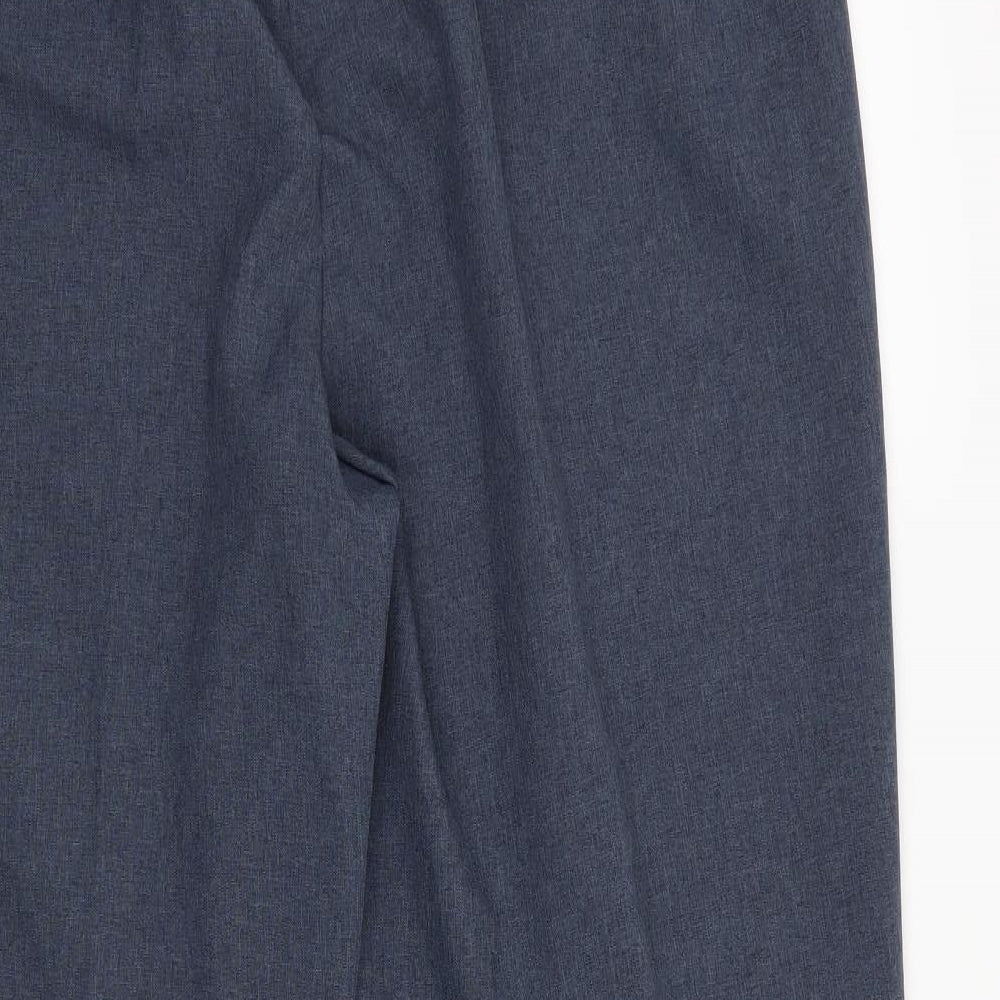 Womens UK Size 20 Bon Marché Regular Fit  Blue Trousers