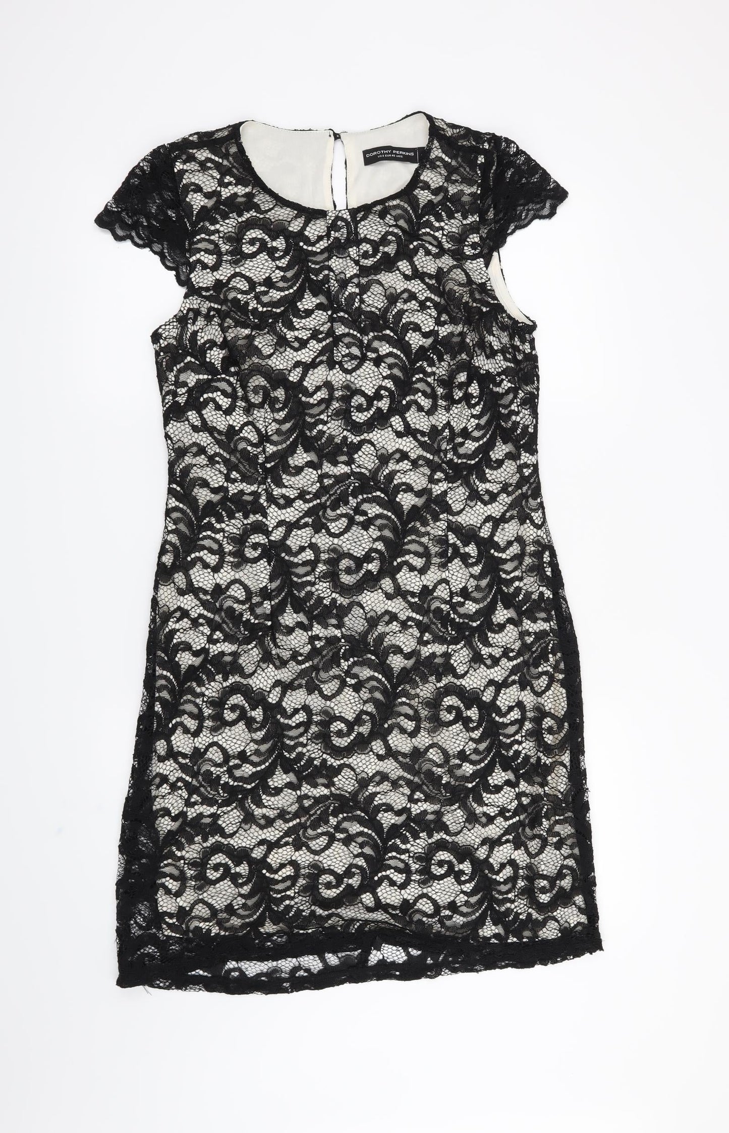 Dorothy Perkins Womens Black   A-Line  Size 12