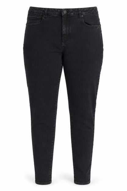 Womens UK Size 14 Avenue Regular Fit Skinny Black Jeans