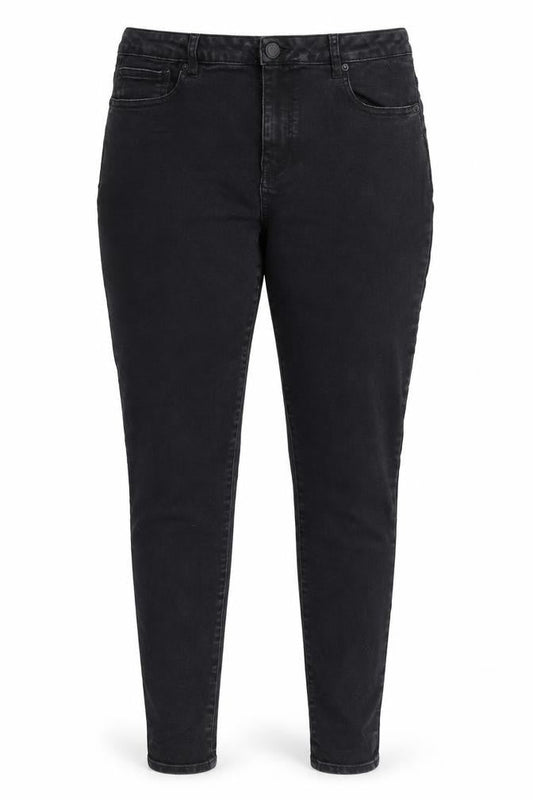 Womens UK Size 14 Avenue Regular Fit Skinny Black Jeans