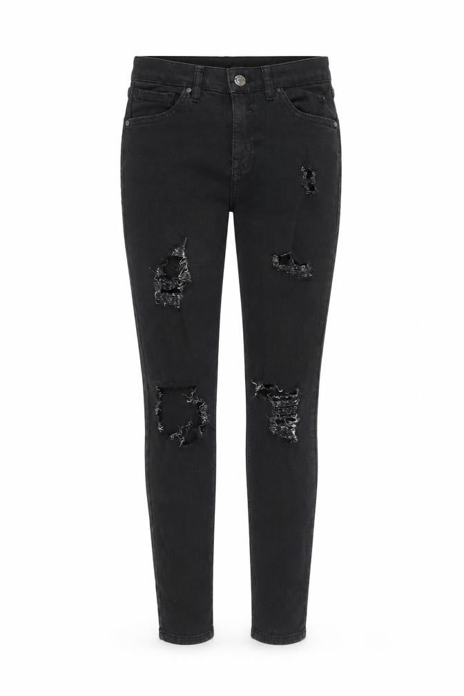Womens UK Size 28 Topshop Regular Fit Skinny Black Jeans