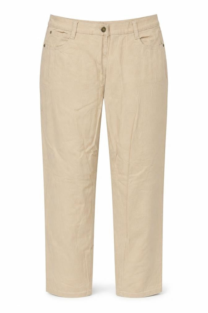 Womens UK Size 36 in Preworn Regular Fit Chino Brown Trousers