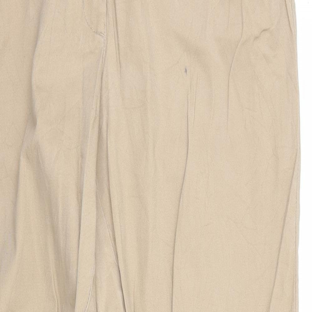 Womens UK Size 36 in Preworn Regular Fit Chino Brown Trousers