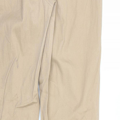 Womens UK Size 36 in Preworn Regular Fit Chino Brown Trousers