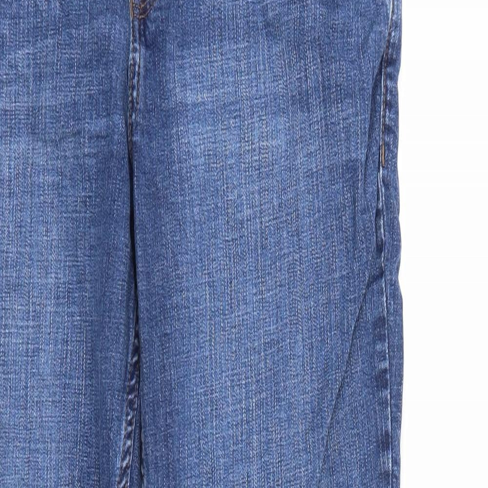 Canada Womens Blue  Denim Straight Jeans Size 10 L28 in