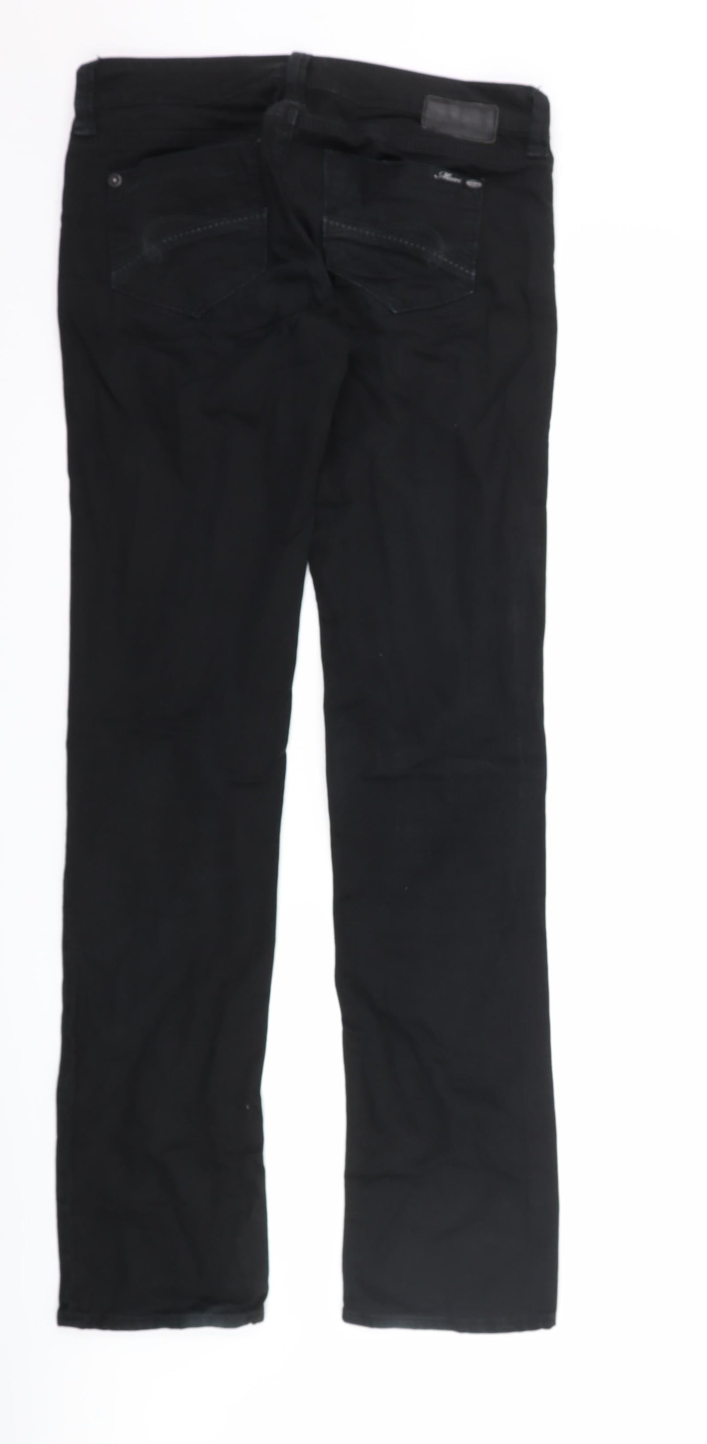 Mani Womens Black  Denim Skinny Jeans Size 26 in L34 in