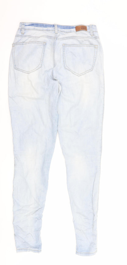 Womens UK Size 30 in VERO MODA Regular Fit Skinny Blue Jeans