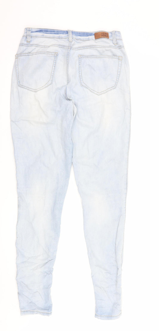 Womens UK Size 30 in VERO MODA Regular Fit Skinny Blue Jeans