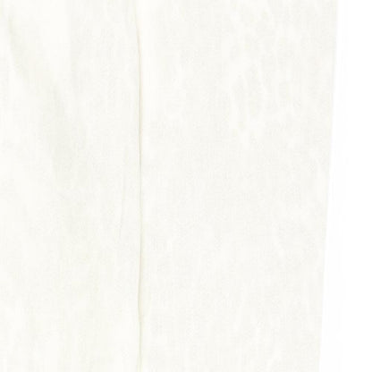 Womens UK Size S VERO MODA Regular Fit Skinny Ivory Jeans