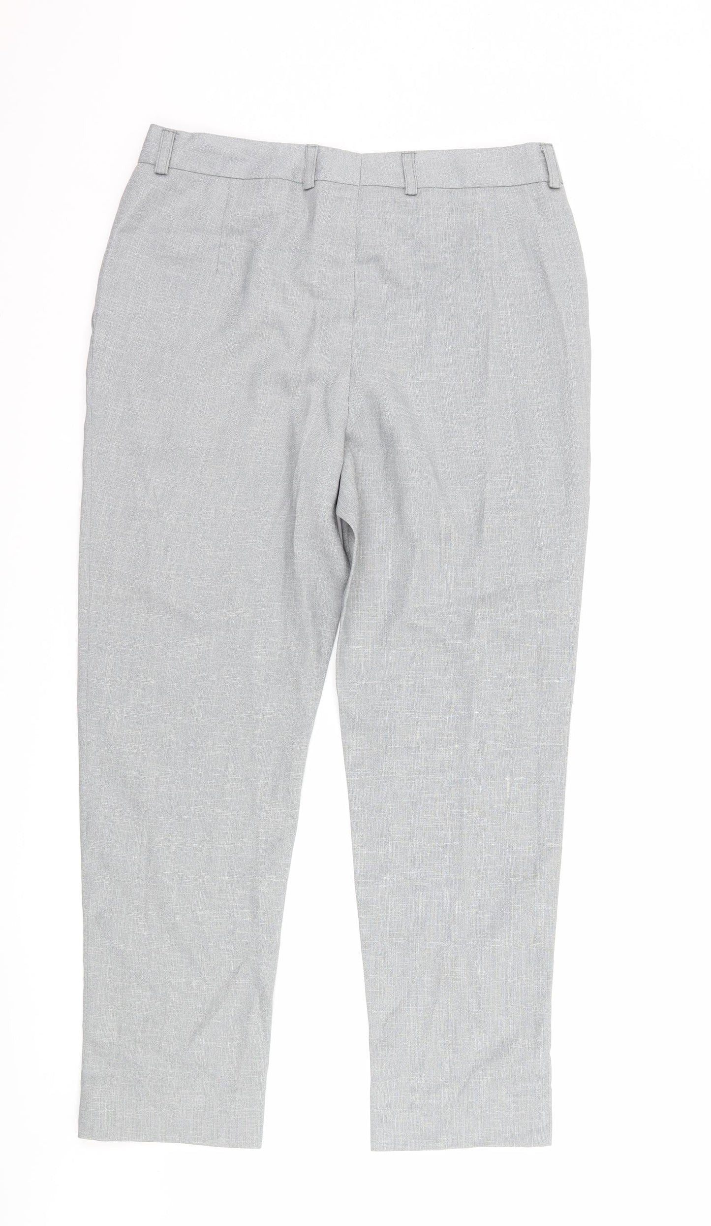 Womens UK Size 30 in Preworn Regular Fit  Grey Trousers