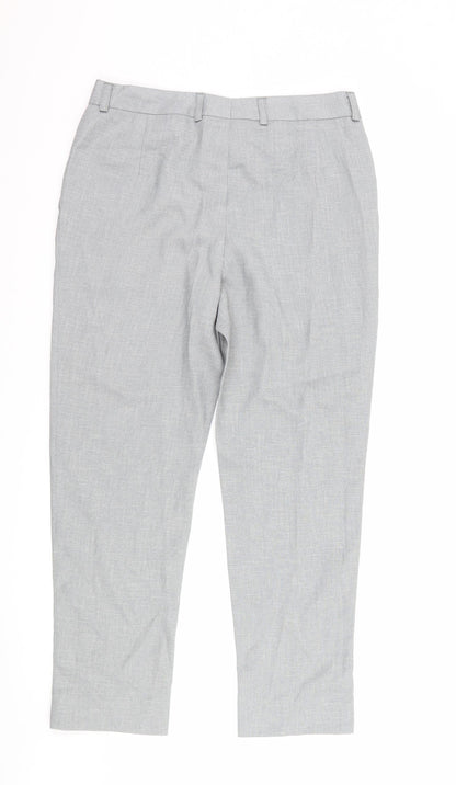 Womens UK Size 30 in Preworn Regular Fit  Grey Trousers
