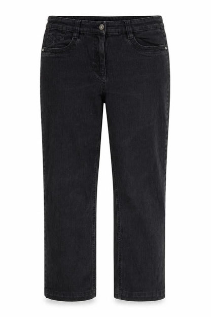 WOMbat Womens Black  Denim Straight Jeans Size 14 L27 in