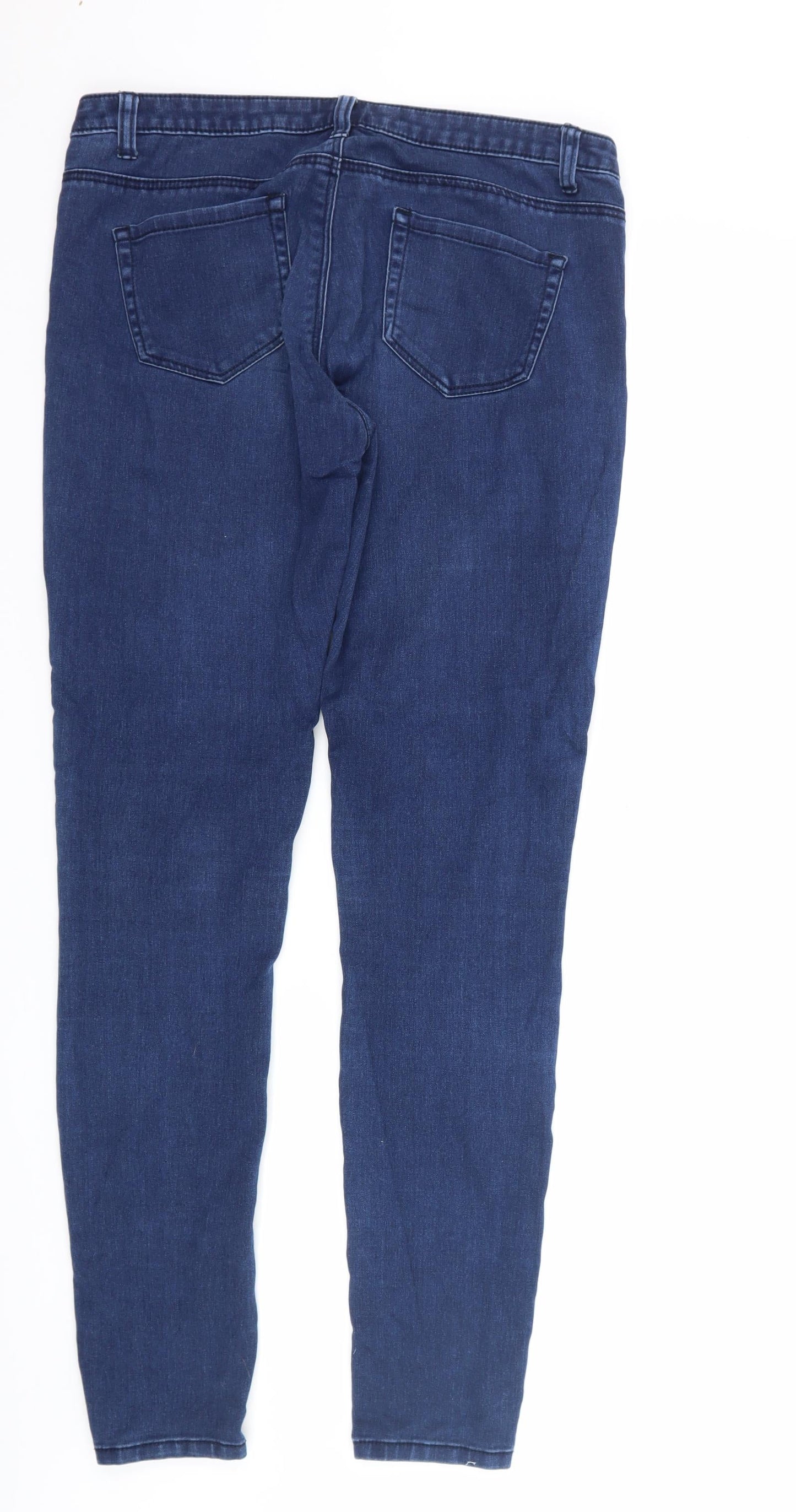 denim co Womens Blue  Denim Skinny Jeans Size 10 L30 in