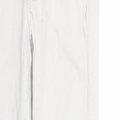 Womens UK Size 12 H&M Regular Fit  Ivory Trousers