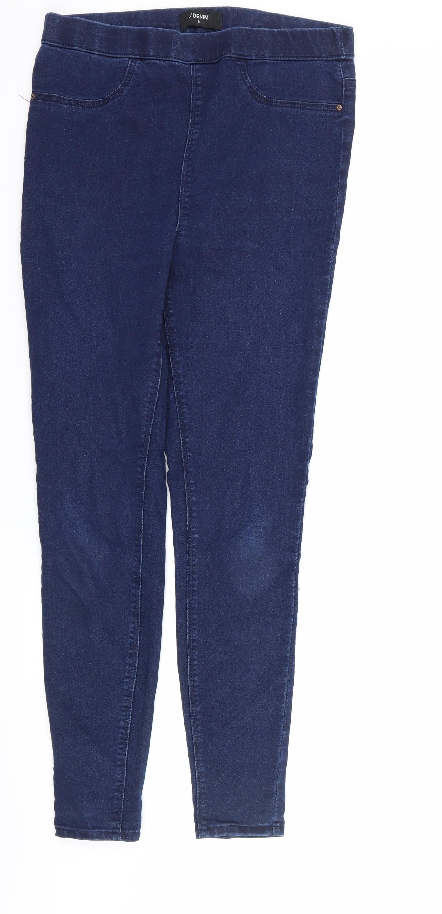 Matalan Womens Blue  Denim Jegging Jeans Size 8 L29 in