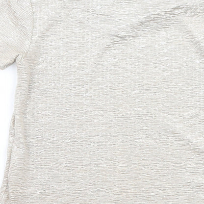 John Lewis Girls Gold   Basic T-Shirt Size 6 Years