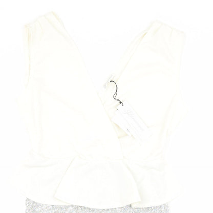 Glamourous Womens White   Bodycon  Size 12