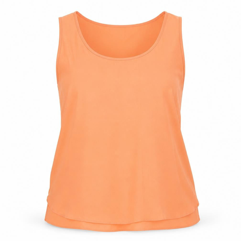 Womens UK Size 12 Papaya Orange Camisole T-Shirt