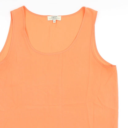 Papaya Womens Orange   Camisole T-Shirt Size 12