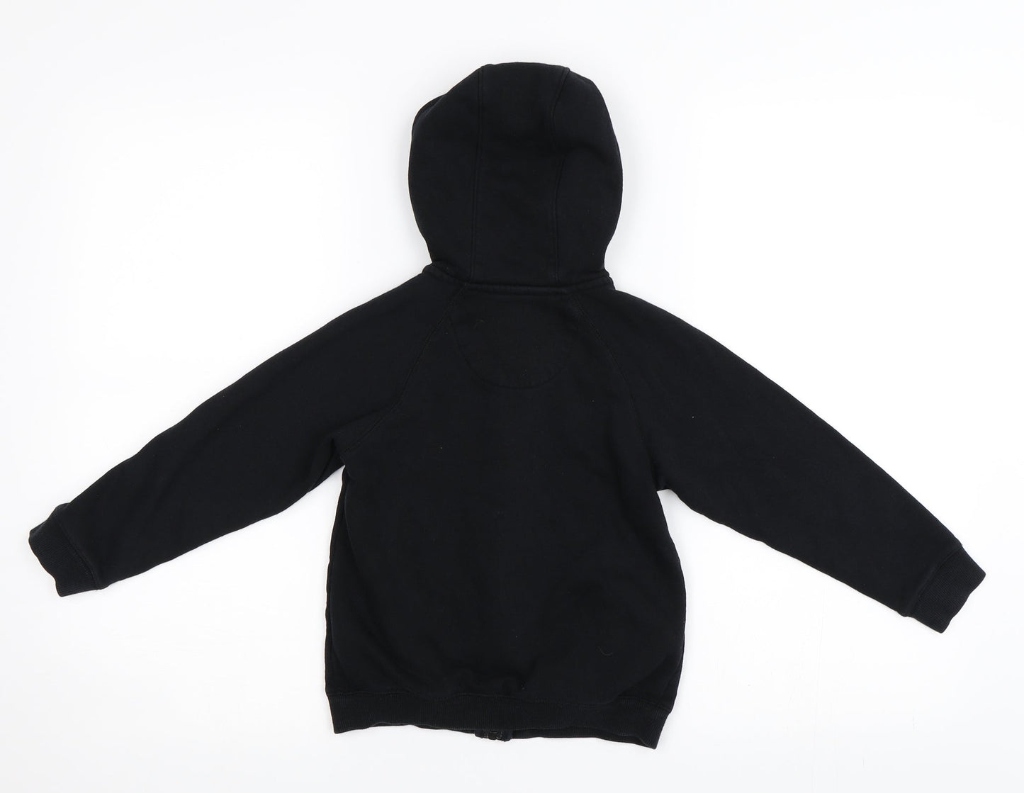Matalan Boys Black   Full Zip Hoodie Size 5 Years