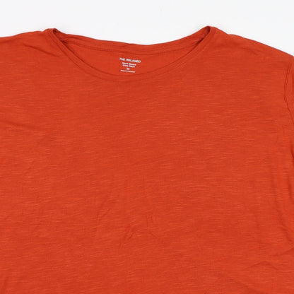 Womens UK Size 20 Marks and Spencer Orange Basic T-Shirt