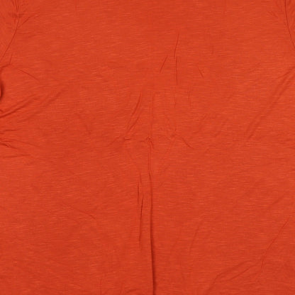 Womens UK Size 20 Marks and Spencer Orange Basic T-Shirt