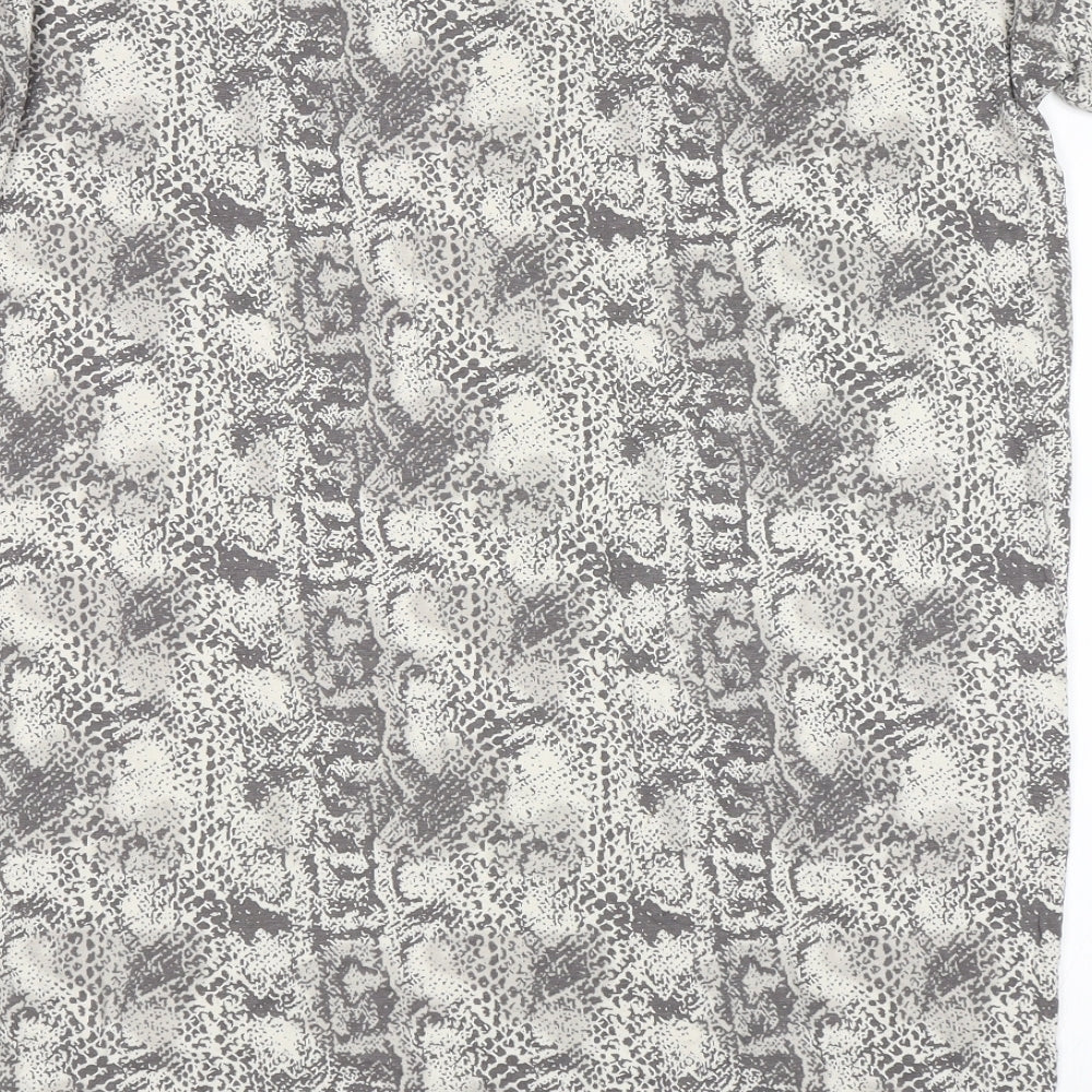 Womens UK Size 10 NEXT Grey Basic T-Shirt