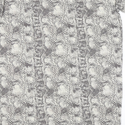 Womens UK Size 10 NEXT Grey Basic T-Shirt