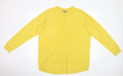 Principles Womens Yellow   Pullover Jumper Size 18