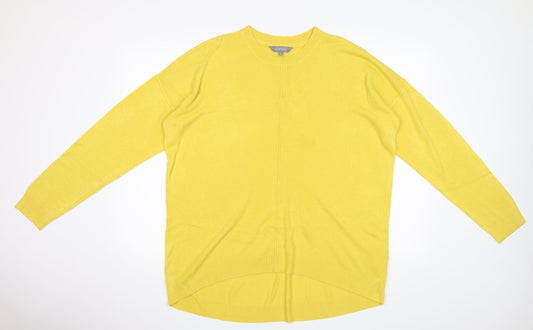 Principles Womens Yellow   Pullover Jumper Size 18